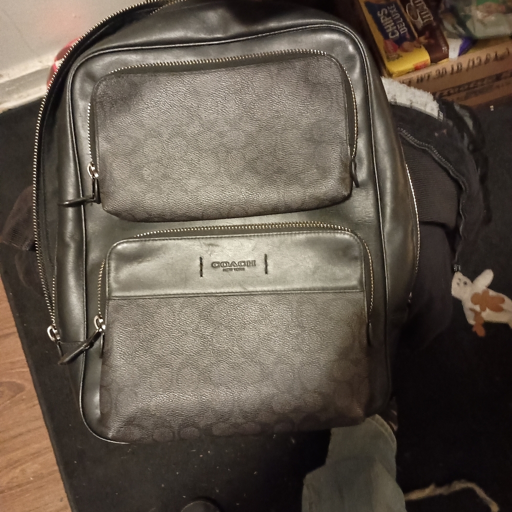 Coach Brown Leather Men's Bag - Picture 13 of 16